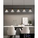 UNIVERSO Pendant light 16w 1280lm CCT 1070x1100mm black