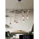 UNIVERSO Hemp rope chandelier 6xE27 IP20 1100x1300mm black