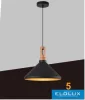 UNIVERSO Pendant light 1xE27 max. 60w D350x170x1300mm IP20 black/gold 5 years