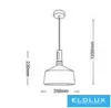 UNIVERSO Pendant lamp 1xE27 max.60w D350x220x1300mm IP20 black/gold 5 years