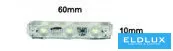 UNIVERSO LED module 3xSMD-2835 DC:12V 1.2w 140lm Blue light 60x10mm 20 pcs/pack