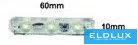 UNIVERSO LED module 3xSMD-2835 DC:12V 1.2w 140lm Green light 60x10mm 20 pcs/pack
