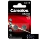 CAMELION alkaline button cell battery 1.5V AG13/LR44/LR1154/357-BP2