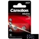 CAMELION alkaline button cell battery 1.5V AG7/LR57/LR927/395-BP2