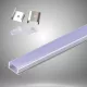 UNIVERSO ceiling aluminum profile with matte white cover plate 2m 17.35*6.9mm