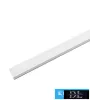 UNIVERSO ceiling aluminum profile with matte white cover plate, 2 m, 17.35 x 6.9 mm, white