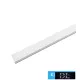 UNIVERSO ceiling aluminum profile with matte white cover plate, 2 m, 17.35 x 6.9 mm, white