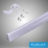 UNIVERSO corner aluminum profile with matte white cover plate 2 m 45° 15.7*15.7 mm