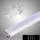 UNIVERSO corner aluminum profile with matte white cover plate 2m 45°