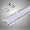 UNIVERSO recessed aluminum profile with matte white cover plate, 2 m, 20 mm