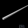 UNIVERSO recessed aluminum profile with matte white cover plate 2m
