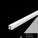 UNIVERSO silicone profile, matt white, 1 m, 10*10 mm