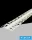 UNIVERSO Flexible recessed aluminum profile with matt white cover plate, internal: 12.6 mm, 1.5 m