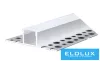 ELDLUX Aluminium profile + cover plate 2000x55x13mm