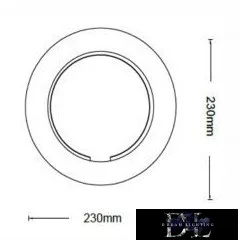 UNIVERSO wall lamp LED 15w 1200lm CCT IP20 ∅230x40mm white