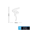 UNIVERSO Wall lamp 10w 800lm CCT IP20 White 320x190mm
