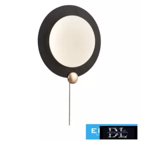   UNIVERSO Wall lamp with pull switch 10w 550lm CCT.kap IP20 Black D249x90mm