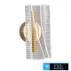 UNIVERSO Wall lamp  6W 480lm CCT.kap IP20 Gold 235x120mm