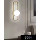 UNIVERSO Wall lamp 1xG9 max.10w 120x420mm IP20 Old gold