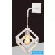 UNIVERSO Wall lamp 1xE27 max.60w 170x170mm IP20 White 5 years