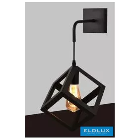   UNIVERSO Wall lamp 1xE27 max.60w 170x170mm IP20 Black 5 years