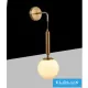 UNIVERSO Wall lamp 1xG9 max.10w D150x850mm IP20 Old gold 5 years