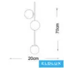 UNIVERSO Wall lamp 3xG9 max.10w 200x200x700mm IP20 Old gold 5 years