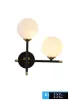 UNIVERSO Wall lamp 2xG9 Black 5 years