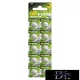 GP alkaline button cell LR43 (186F) 10 pcs/blister pack