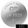 GP lithium button cell CR2025 2 pcs/blister pack