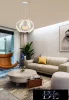 UNIVERSO Pendant light 78w 6240lm 3000K D440x1200mm white