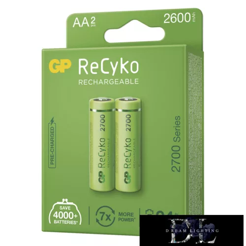 GP ReCyko NiMH rechargeable battery HR6 (AA) 2600mAh 2 pcs.
