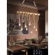 UNIVERSO Hemp rope chandelier 8xE27 max. 240V ∅1000×1400mm black