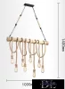 UNIVERSO Hemp rope chandelier 8xE27 max. 240V ∅1000×1400mm black