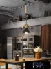 UNIVERSO Hemp rope chandelier 1xE27 IP20 D290x1200mm black
