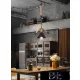UNIVERSO Hemp rope chandelier 1xE27 IP20 D290x1200mm black