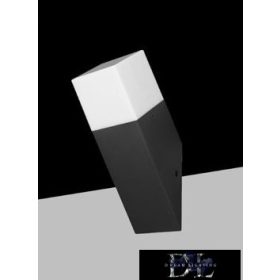   UNIVERSO Outdoor wall lamp 1xE27 max.12w IP44 black 78x78x250mm 5 years