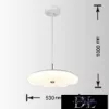 UNIVERSO pendant light 26w/52w 2080lm/4160lm CCT ∅530×1000mm white