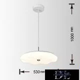 UNIVERSO pendant light 26w/52w 2080lm/4160lm CCT ∅530×1000mm white