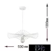 UNIVERSO Pendant lamp E27 max.60w IP20 ∅530 white