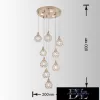 UNIVERSO Chandelier 7w + G9x3.5w 4000lm 6500k 300×800mm IP20 gold