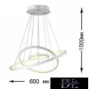 UNIVERSO Pendant LED 48w 4320lm 4000k IP20 ∅600mm silver