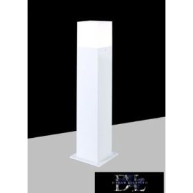   UNIVERSO Outdoor garden lamp 1xE27 max.60w IP44 white 78x78x440mm 5 years