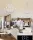 UNIVERSO Chandelier 6 arms 6xE14 Max.40W D76x100cm white