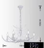UNIVERSO Chandelier 6 arms 6xE14 Max.40W D76x100cm white