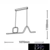 UNIVERSO Pendant light 46w 3680lm 4000k IP20 1070x1100mm Black