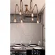 UNIVERSO Hemp rope chandelier 6xE27 max. 240V 1200mm black