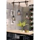 UNIVERSO Hemp rope chandelier 5xE27 IP20 790x1200mm black