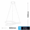 UNIVERSO Pendant LED 38w 3040lm CCT switch IP20 ∅600mm white
