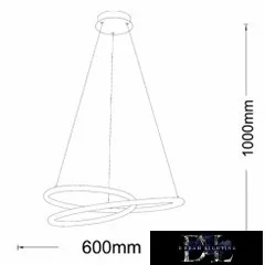 UNIVERSO Pendant LED 38w 3040lm 4000k IP20 ∅600mm white